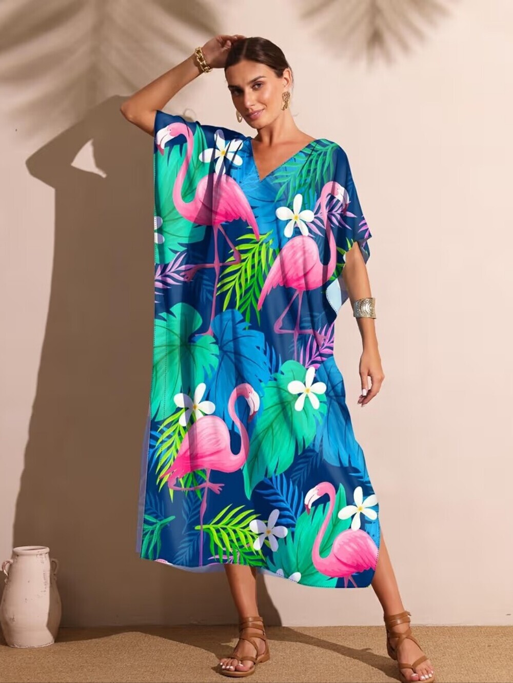 Kaftan Dress Cover Up One Size